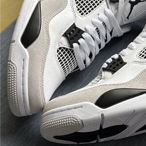 Jordan Air Jordan 4 retro military black for Mens Size Basketball Shoes